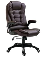 Fotele i krzesła biurowe - Elior Rozkładany brązowy biurowy fotel C3-E01 - miniaturka - grafika 1