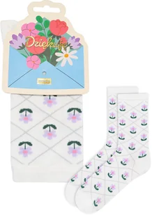 Damskie Stopki z napisami SOXO różowe 3540 - Skarpety termoaktywne - miniaturka - grafika 1