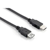Kable USB - Kabel usb a wtyk usb a gniazdo 1,8 m VA0235-1,8 LB0015 Vayox czarny - miniaturka - grafika 1