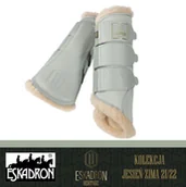 Akcesoria jeździeckie - Eskadron Ochraniacze kontaktowe SOFTSLATE EVO-WOOL Heritage AW 2021/22 - - sea salt - miniaturka - grafika 1