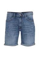 Spodenki damskie - Blend BHDenimShorts - 20713326 męskie szorty jeansowe krótkie spodnie jeansowe, Denim Middle Blue (200291), L - miniaturka - grafika 1