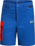 Spodenki damskie - Jack Wolfskin Szorty Dla Dzieci Active K, Coastal Blue, 116 - miniaturka - grafika 1