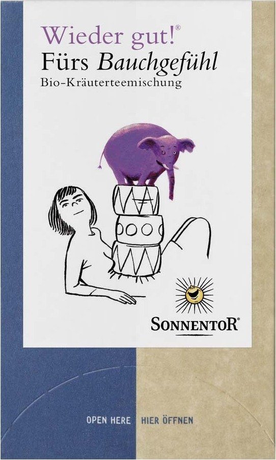 Sonnentor 466860, Herbata ziołowa, 27 g, Cytryna, 1,5 g, 18 szt., Papierowe pudełko