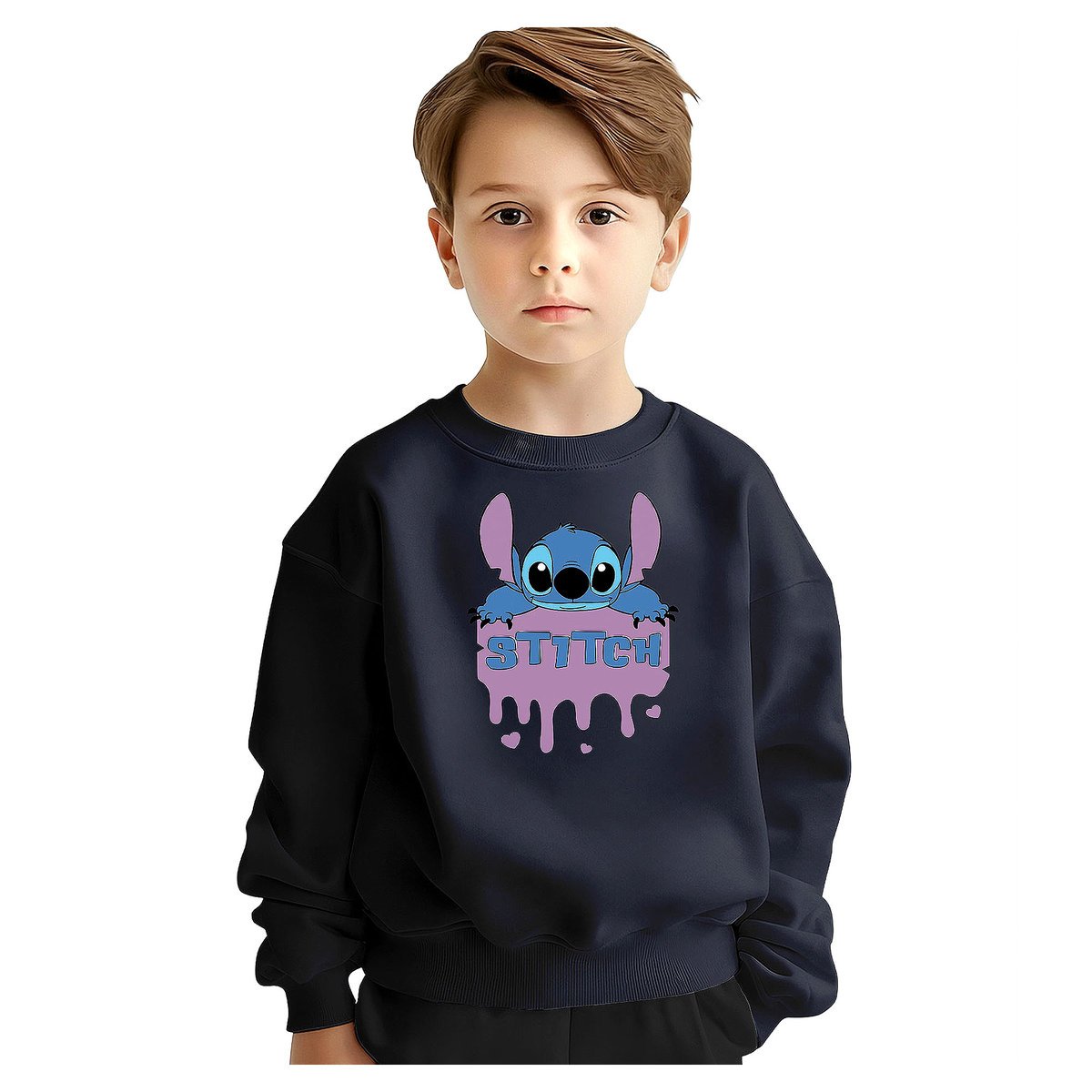 BLUZA DZIECIĘCA MŁODZIEŻOWA STITCH 134-140 WZORY PREZENT