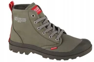 Buty trekkingowe męskie - Buty trekkingowe męskie Palladium Palladium Pampa Hi Dare 76258-325-M Zielone 45 - miniaturka - grafika 1