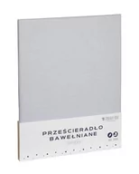 Prześcieradła - Prześcieradło 160 x 200 Baw bez Gumki Simply Szary - miniaturka - grafika 1