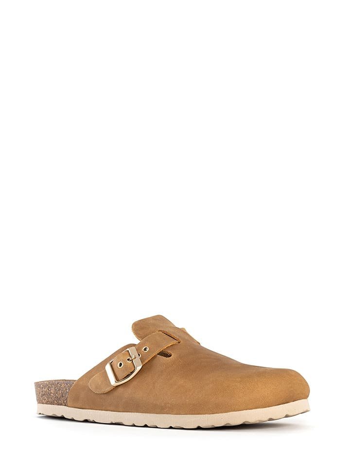 BAYTON Skórzane kapcie 