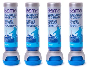 Odświeżacz, dezodorant do butów Bama Trainer Fresh - Zestaw 4 x 100 ml - Środki do obuwia i ubrań - miniaturka - grafika 1
