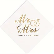 Inne - TEMU -pak złotych serwetek papierowych - 3-warstwowe, miękkie i eleganckie na wesele, wieczór panieński, rocznicę, walentynki i uniwersalne - miniaturka - grafika 1