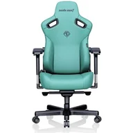 Fotele gamingowe - Anda Seat Kaiser 3 L Gamingowy do 150kg Skóra ECO Zielony - miniaturka - grafika 1