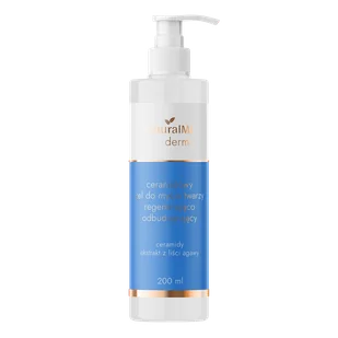 NaturalME Dermo, ceramidowy żel do mycia twarzy, regenerująco-odbudowujący, 200 ml - Żele do mycia twarzy - miniaturka - grafika 1