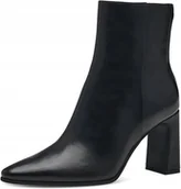 Botki damskie - MARCO TOZZI DAMSKIE BOTKI CZARNE SŁUPEK 37 J0A - miniaturka - grafika 1