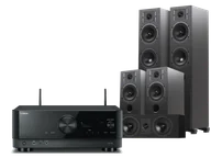 Kino domowe - Yamaha RX-V4A (czarny) + Diva 5 + 3 + 7 (czarny) - miniaturka - grafika 1