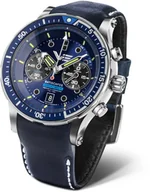 Zegarki męskie - Zestaw męski VOSTOK EUROPE 6S21-511A772 granatowy sportowy dodatkowy pasek - miniaturka - grafika 1