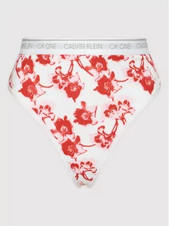 Majtki damskie - Calvin Klein Underwear Stringi 000QF6018E Biały - grafika 1