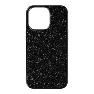 Etui i futerały do telefonów - Etui na iPhone 13 Pro Max sztywne brokatowe wykończenie wypukłe wykończenie antypoślizgowe czarne - miniaturka - grafika 1