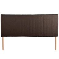 Meble modułowe i akcesoria - Wezgłowie do łóżka 160 x 60 cm w kolorze brązowym z nóżkami tapicerowane - miniaturka - grafika 1
