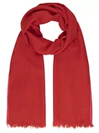 Apaszki i szaliki damskie - ApartFashion Szalik damski z kontrastową krawędzią, Czerwono-różowy, jeden rozmiar - miniaturka - grafika 1