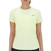 Koszulki sportowe damskie - Koszulka New Balance WT41281LLT - zielona - miniaturka - grafika 1