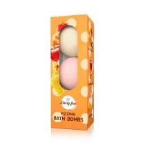 Delia Musujące kule do kąpieli - Dairy Fun Bath Balls Musujące kule do kąpieli - Dairy Fun Bath Balls - Balsamy i kremy do ciała - miniaturka - grafika 1
