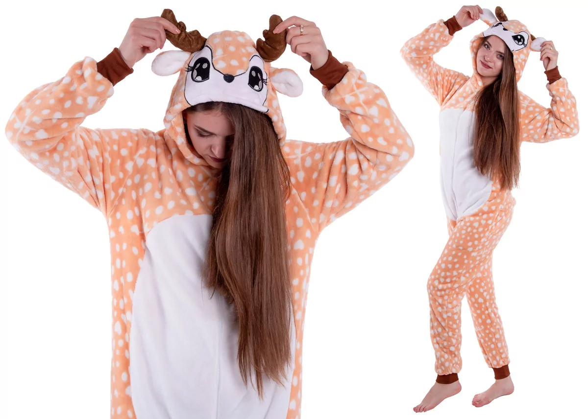 Jelonek Sarenka Piżama Kigurumi Onesie 146