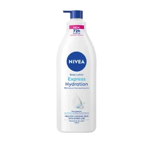NIVEA błyskawicznie nawilżający balsam do ciała z pompką 400 ml - Balsamy i kremy do ciała NIVEA błyskawicznie nawilżający balsam do ciała z pompką 400 ml - Balsamy i kremy do ciała - miniaturka - grafika 1