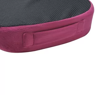 Ortopedyczna poduszka, plastikowa końcówka odporna na nacisk, ergonomiczna, red satin (czerwone wino), pianka z efektem pamięci, - Podnóżki, podpórki, podkładki - miniaturka - grafika 4