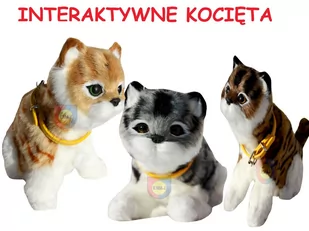 Kotek Interaktywny Z Wbudowaną Fotokomórką - Zabawki interaktywne dla dzieci - miniaturka - grafika 1