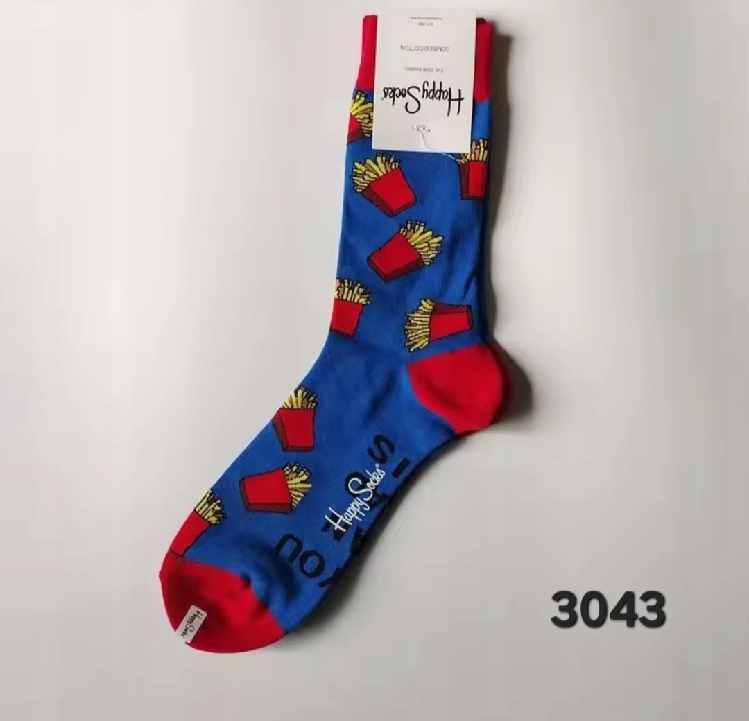 Kolorowe skarpety Happy Socks unisex rozmiar 41-46 (3043)