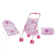 Wózki dla lalek - Hauck Toys zestaw dla lalek Love Heart 4894352945234 - miniaturka - grafika 1