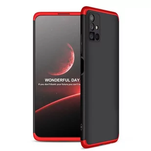 Samsung GKK 360 Protection Case etui na całą obudowę przód + tył Galaxy M51 czarno-czerwony - Etui i futerały do telefonów - miniaturka - grafika 1