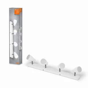 LEDVANCE Pear spot LED GU10 4-pkt. biały - Lampy sufitowe - miniaturka - grafika 2