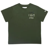 Koszulki sportowe damskie - Koszulka Champion Crewneck 117497-GS508 - zielona - miniaturka - grafika 1