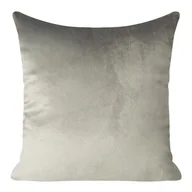 Poszewki na poduszki - Euro Firany Poszewka Velvetowa Pierre 40 x 40 Srebrny 1223166 - miniaturka - grafika 1