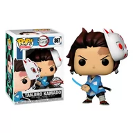 Figurki dla dzieci - figurka funko pop! demon slayer 867 tanjiro kamado w/mask special edition - miniaturka - grafika 1