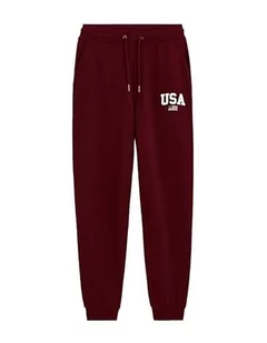 AMERICAN COLLEGE USA Spodnie dresowe damskie, Burgundy, S - Spodnie sportowe damskie - miniaturka - grafika 1