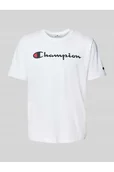 Koszulki męskie - T-shirt z nadrukiem z logo - Champion - miniaturka - grafika 1