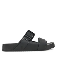 Klapki i japonki damskie - Klapki Melissa Melissa Cozy Connection Slide Ad M 35832 Czarny - miniaturka - grafika 1