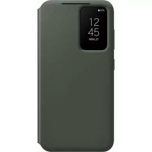 Etui na telefon Samsung Smart View Wallet Case do Samsung Galaxy S23 pokrowiec z inteligentną klapką okienkiem portfel na kartę khaki (EF-ZS911CGEGWW) - Portfele - miniaturka - grafika 1