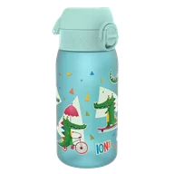 Bidony dla dzieci - Butelka ION8 I8RF350PBCROC Crocodiles - miniaturka - grafika 1