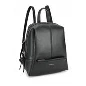 Plecaki - Stylowy Miejski Plecak Damski LUIGISANTO Czarny - miniaturka - grafika 1