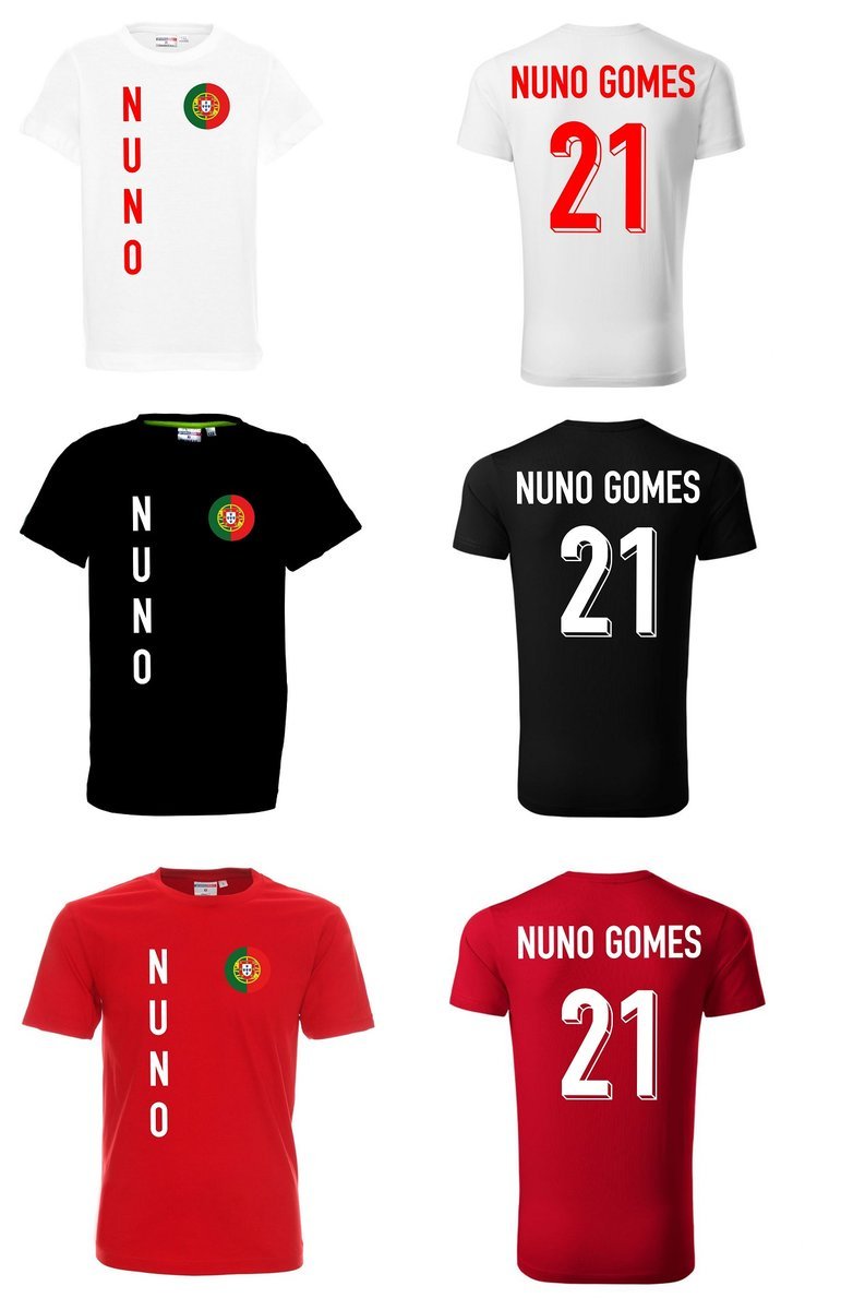 Koszulka Portugalia NUNO GOMES 21 Jr
