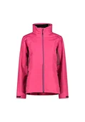 Kurtki damskie - CMP - Damska kurtka zapinana na zamek błyskawiczny z kapturem i odpinanym wnętrzem. Kurtka damska, Fucsia, 36 - miniaturka - grafika 1