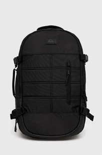 Quiksilver plecak męski kolor czarny duży gładki - Plecaki - miniaturka - grafika 1