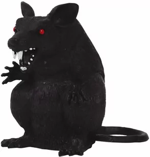 Dekoracja Szczur - 18 cm - 1 szt. - Halloween - miniaturka - grafika 1
