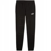 Dresy męskie - Spodnie Puma Ess No.1 Logo Slim M 682644 01 XL - miniaturka - grafika 1