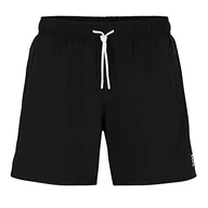 Kąpielówki męskie - BOSS Męskie szorty kąpielowe Beachwear Swimwear Iconic, -001 Black, XXL - miniaturka - grafika 1