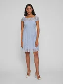 Sukienki - Vila Sukienka koktajlowa Ulricana 14083836 Błękitny Regular Fit - miniaturka - grafika 1