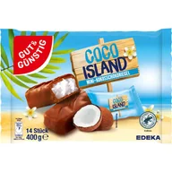 Inne słodycze - G&G Mini-Kokos-Schokoriegel 400 g - miniaturka - grafika 1