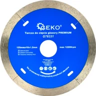Tarcze do pił - Geko Tarcza do cięcia glazury 125mmx10x1.2mm PREMIUM 200 - miniaturka - grafika 1